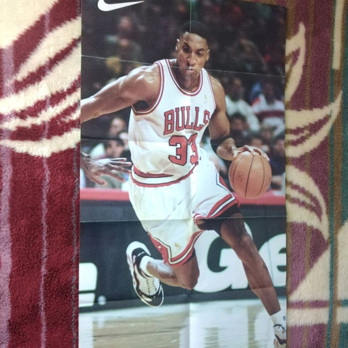Scottie Pippen poster large Chicago Bulls authentic new 1997