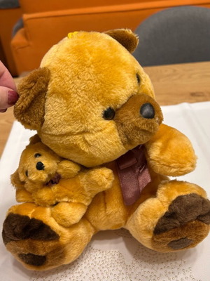Stuffed bears like new, set of 2 pieces