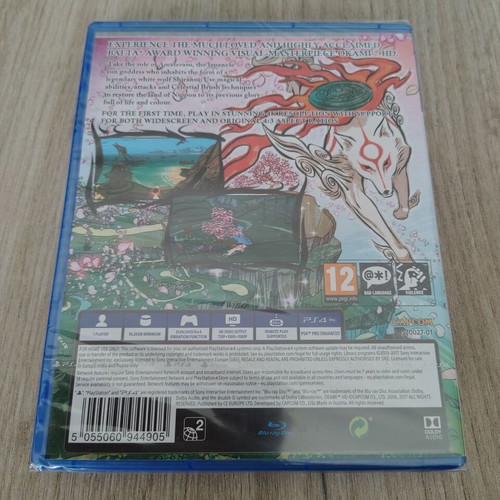Okami PS4 game, new and sealed