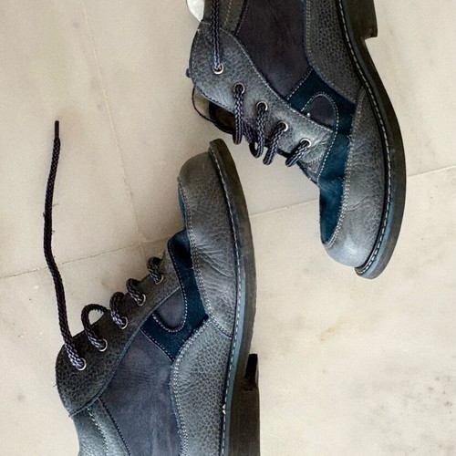 Duna Italian boots used, size 32, blue leather
