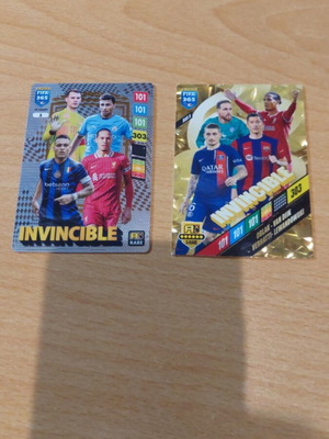 Invincible Panini collectible cards like new, set of two