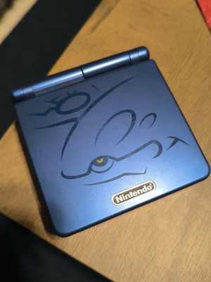 Game Boy Advance SP Kyogre Edition σαν καινούργιο, συλλεκτική κονσόλα Nintendo