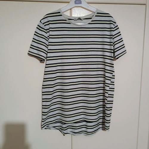 Zara striped t-shirt like new, short sleeve, white