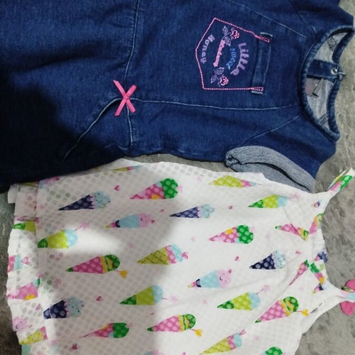 Baby dresses for 9-month-old girl Orchestra like new, 2 pieces