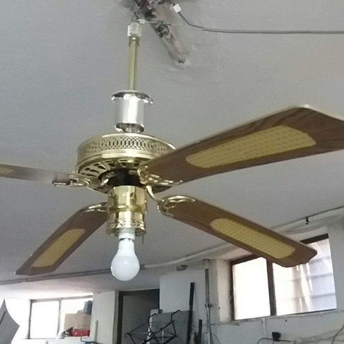 Ceiling fan used with light fixture
