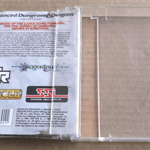 Dragons Of Flame (AD&D) Amstrad cassette like new