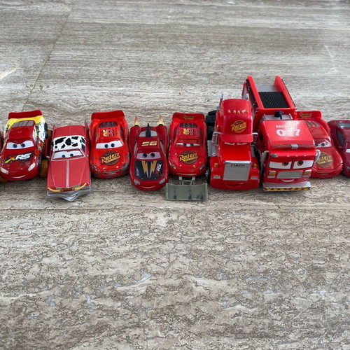 Mac Queen toy cars used, pack of over 45 pieces