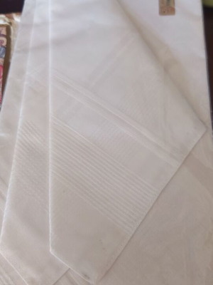 Handkerchiefs set of 3 classic vintage men's for jacket pocket new