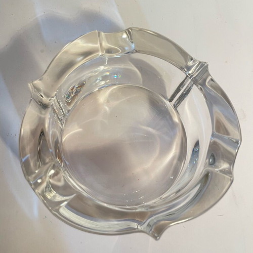 Luxury crystal ashtray like new, heavy and thick