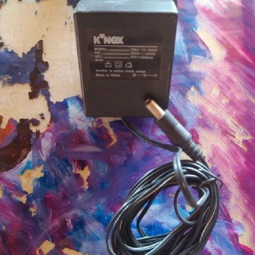 K'NEX 12V power adapter model 128A-12-500D