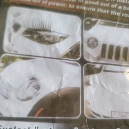 Car eyelashes new for headlights