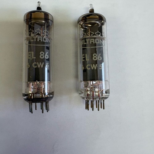 Pair of EL86 Ultron tubes like new, vintage, untested