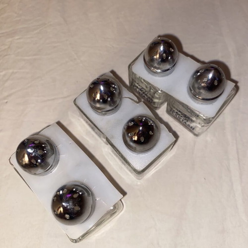 Vintage Ouzo Tsantali Salt and Pepper Sets, 3 pieces, like new