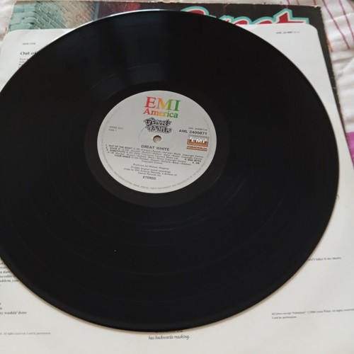 Great White Self Titled 1984 vinyl record used, Europe edition