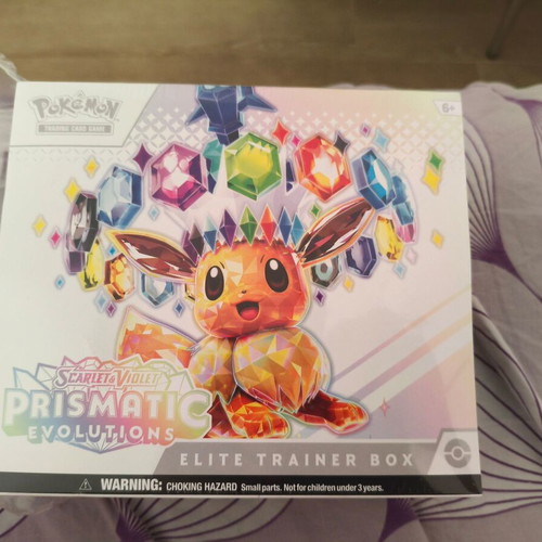 Pokémon Prismatic Evolutions Elite Trainer Box with Eevee