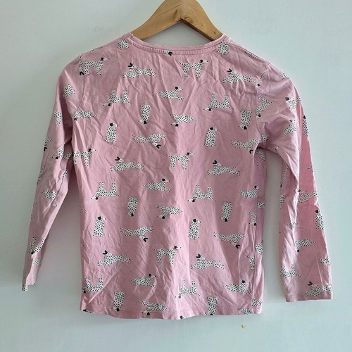 Zara children's long-sleeve top with Dalmatian dogs, 9-10 years