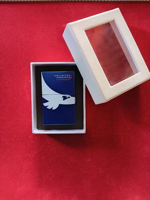 Metal pocket ashtray Winston Unlimited Freedom series new