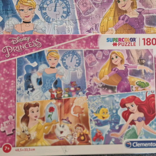 Clementoni Minnie and Princess puzzle set of 3 used for girls