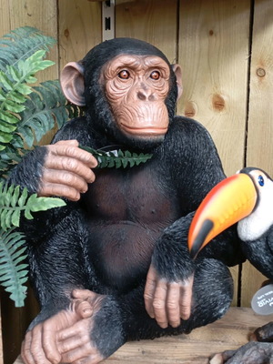 Голяма ръчно изработена маймуна нова