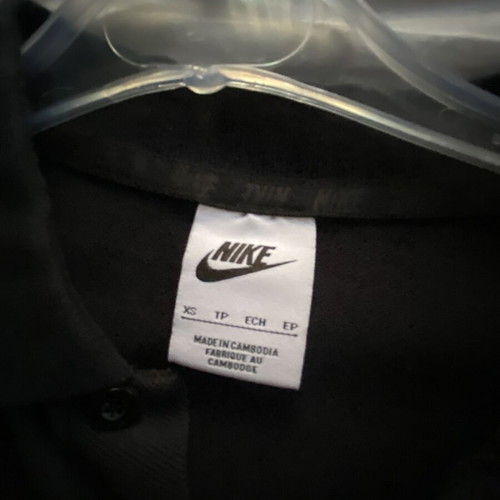 Nike polo t-shirt, black, XS