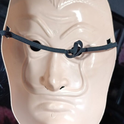 Carnival face mask Dali from La Casa de Papel like new