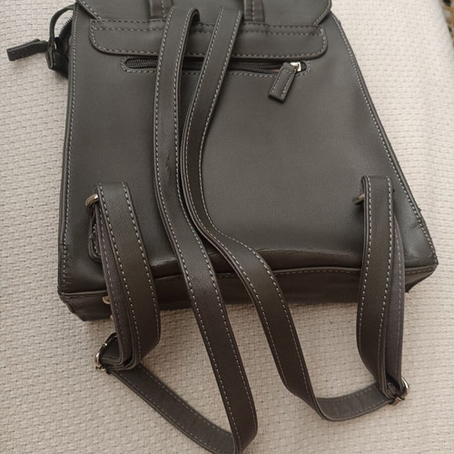 David Jones gray backpack used, spacious