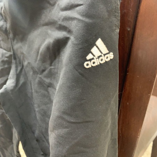 Adidas unisex tracksuit pants black, lightly used