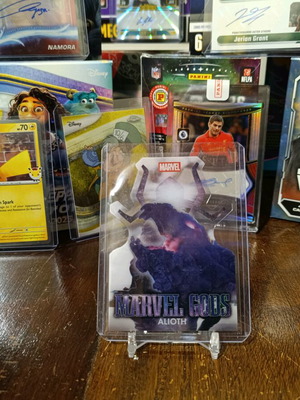 2025 Topps Chrome Marvel Studios Alioth Marvel Gods Die-Cut Clear Case new