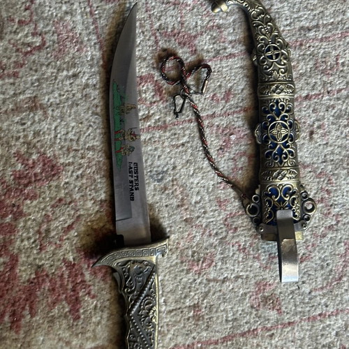 Decorative knives used, pack from 1980