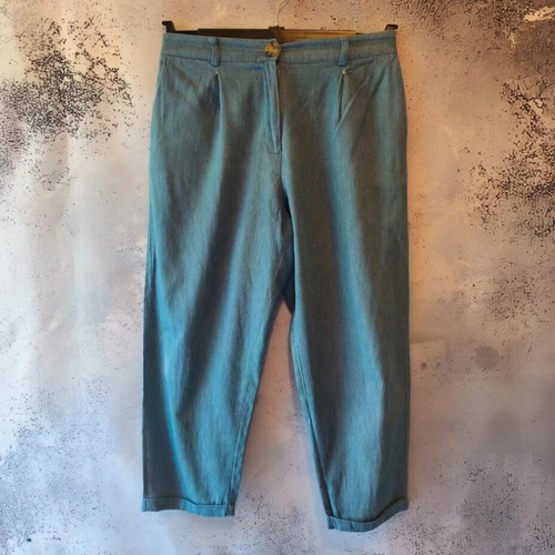 Balloon pants Paranoia used, size small, blue cotton fabric