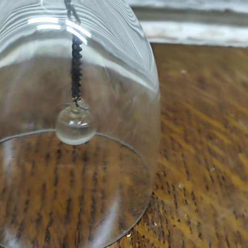 Vintage crystal decorative bell used, minimal design