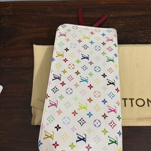 Louis Vuitton Takashi Murakami multicolor pochette with chain