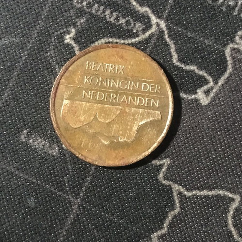 Netherlands 5 cents 1989 coin used, pack of 3
