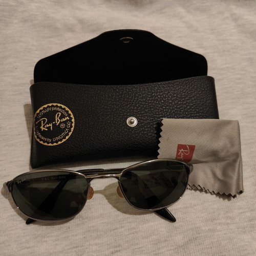 Ray Ban W2962 G15 Metal Sunglasses like new, black