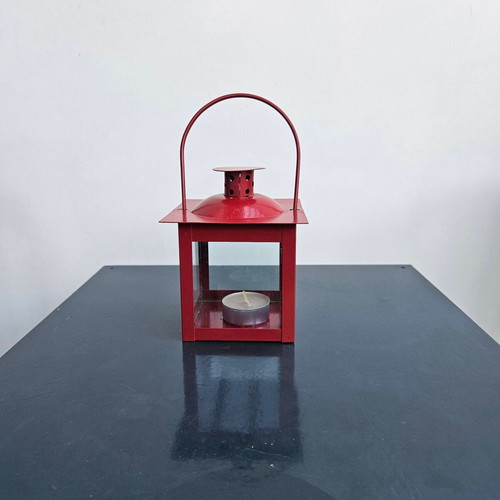 Metal lanterns for tealights, set of 6