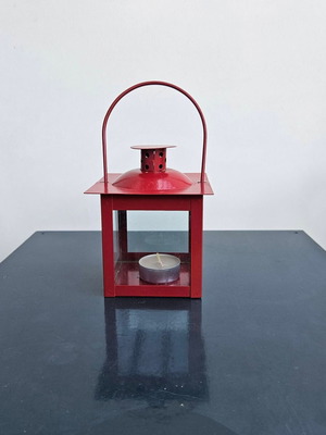 Metal lanterns for tealights, set of 6