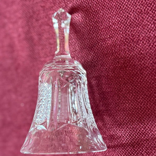 Crystal vintage bell like new, height 13cm