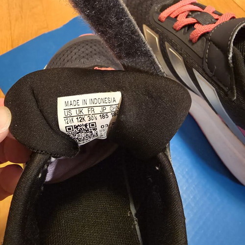 Παιδικά αθλητικά παπούτσια Adidas Duramo SL, νούμερο 30,5, μπλε και ροζ