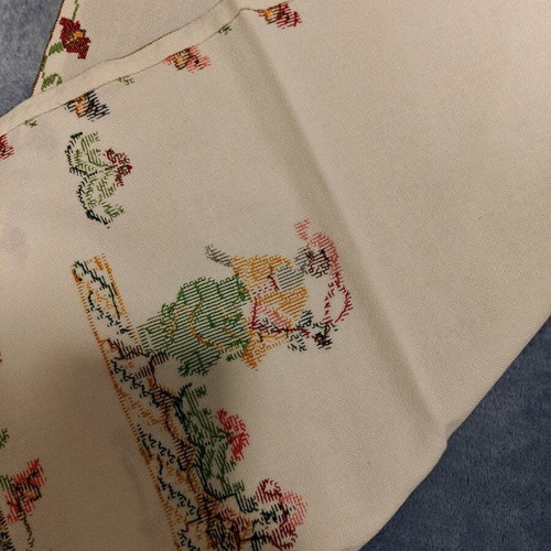 Antique embroidery like new, 60 years old, with DMC threads