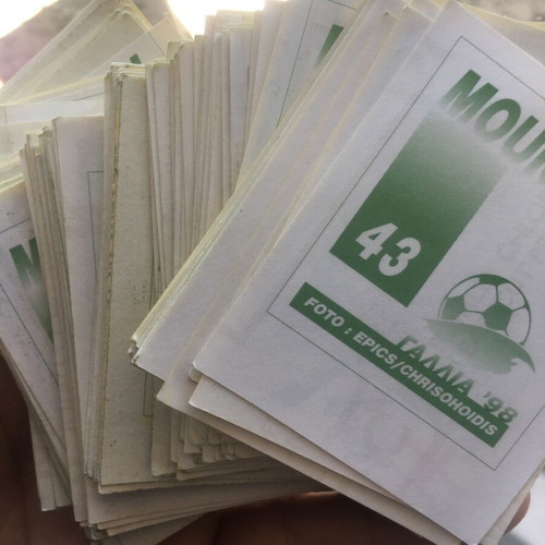 Mundial 98 stickers like new, retro vintage