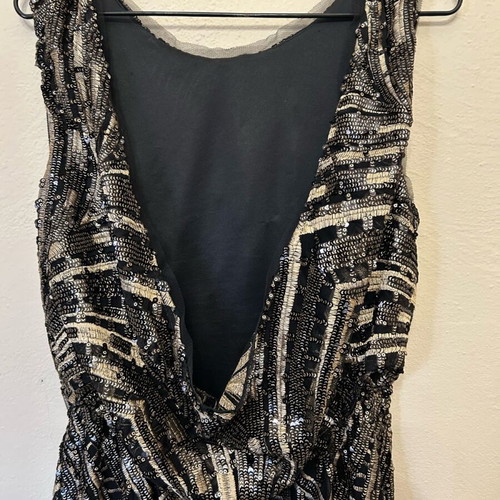 Zara cocktail dress like new with sequins multicolor size M