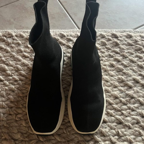 Vagabond sock-style boots used, black ankle shoes