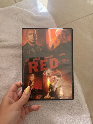 Red DVD movie new, adventure and crime genre, subtitles