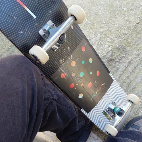 Skateboard used with Reds bearings