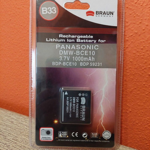 Battery DMW-BCE10 1000mAh new for Panasonic Lumix and Leica