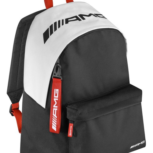 AMG rucksack new, white and brown