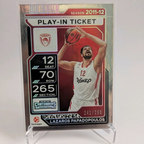 Lazaros Papadopoulos Auto Cracked Ice Contenders Euroleague 2025-26 καινούργιο