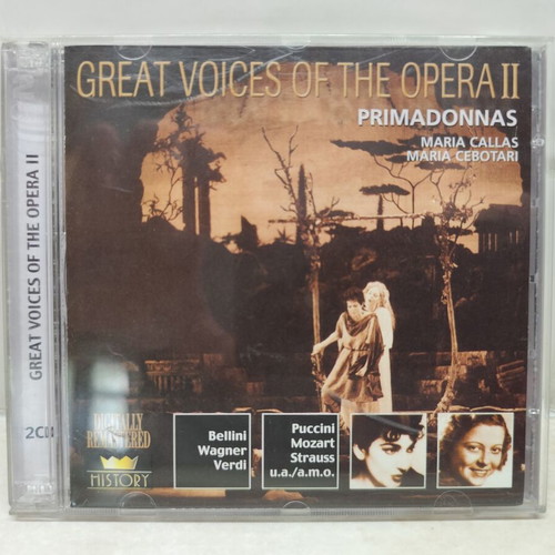 Great Voices Of The Opera II Double CD Album used, Callas Cebotari