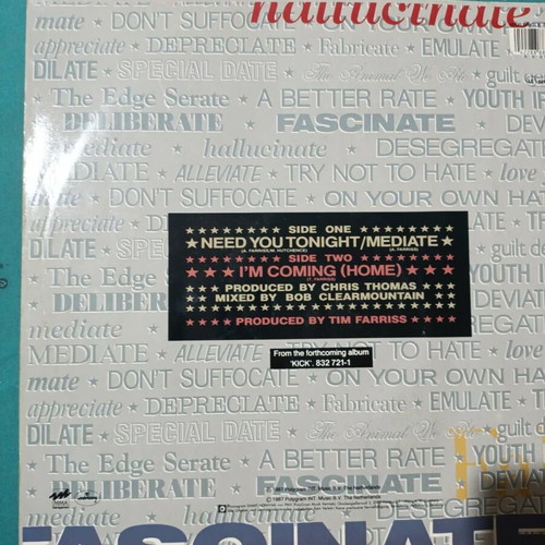 INXS Mediate vinyl record