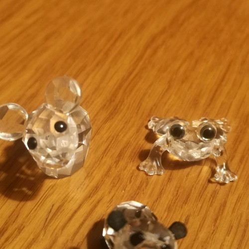 Swarovski miniatures used, pack of 5 collectible authentic